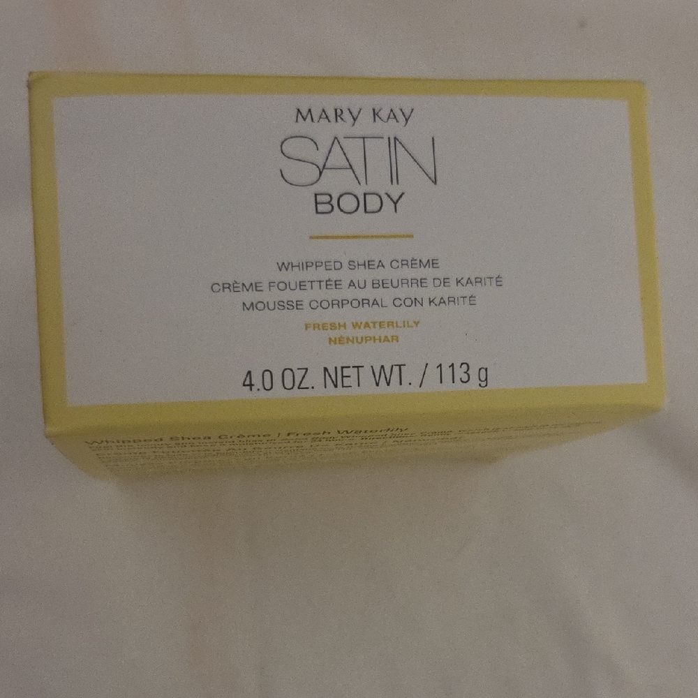 Mary Kay Satin Body Whipped Shea Crème - Yellow
